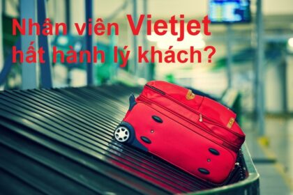 Tin nhân viên Vietjet hất hành lý của hành khách thật không?