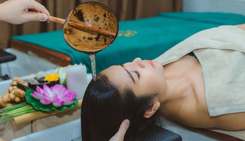 Gội đầu dưỡng sinh Vũng Tàu giá rẻ, massage thư giãn da đầu