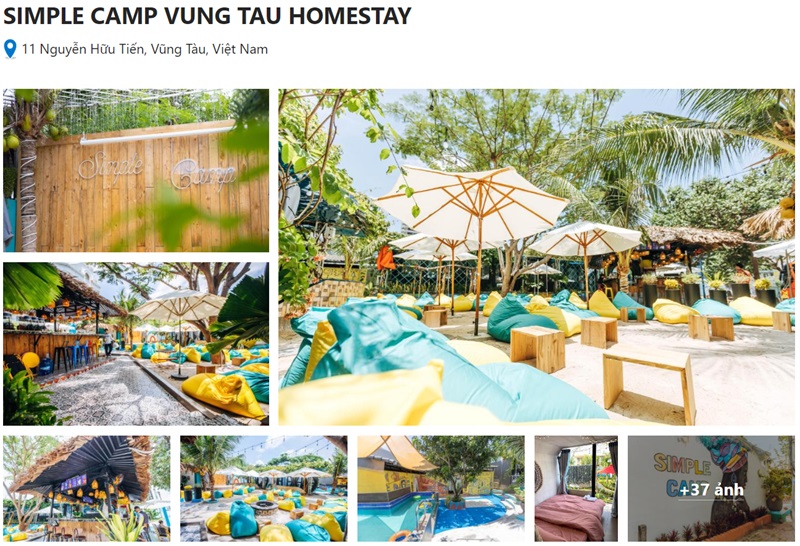 Homestay Vũng Tàu Simple Camp là nơi hoàn hảo cho khách du lịch theo nhóm, gia đình.