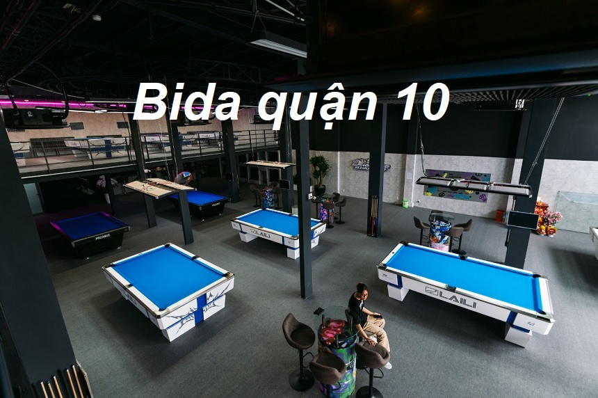 Quán bida quận 10 TP Hồ Chí Minh, quán bida có phục vụ nước.