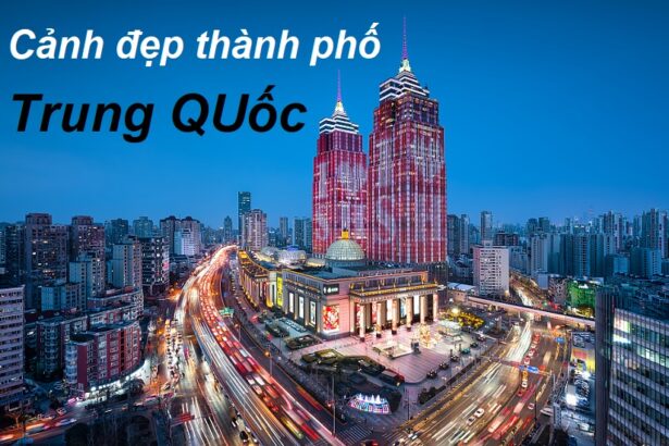 Khung cảnh đẹp Trung Quốc về đêm tại những thành phố lớn.