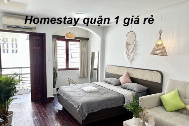 Homestay quận 1 Sài Gòn giá rẻ cho cặp đôi, gia đình.