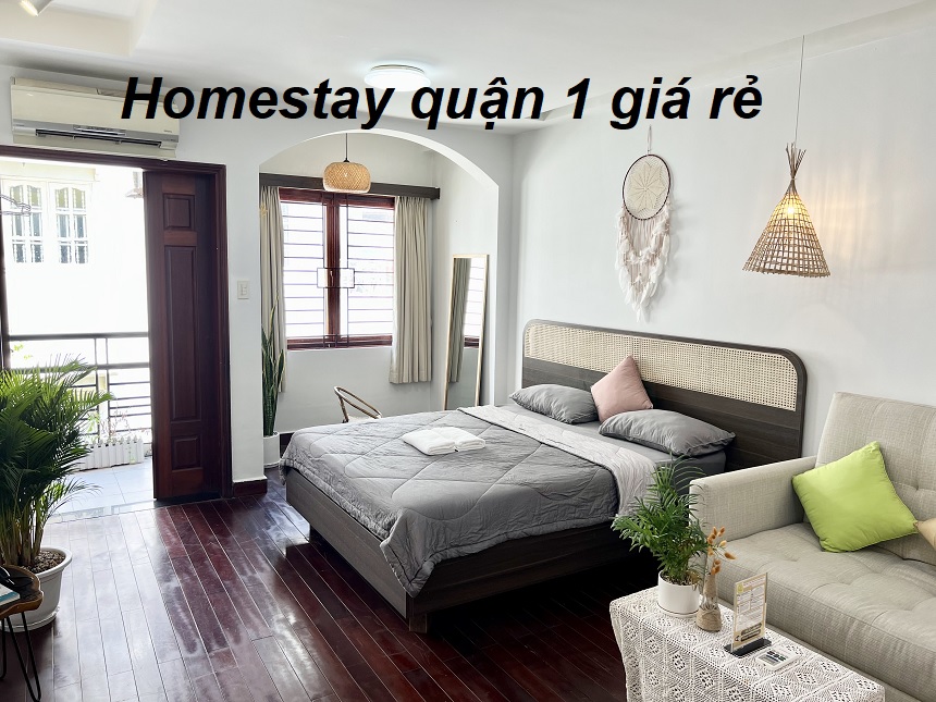 Homestay quận 1 Sài Gòn giá rẻ cho cặp đôi, gia đình.