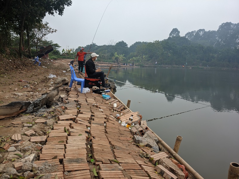 Hồ câu Long Biên.