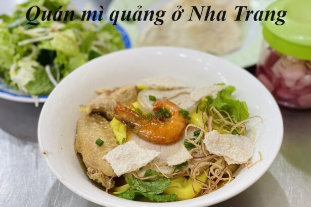 Quán mì quảng Nha Trang ngon, ăn mì quảng ở Nha Trang tại đâu?