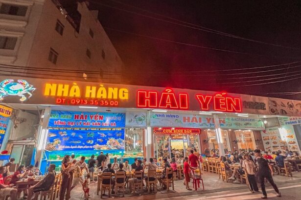 Nhà hàng Hải Yến Cát Bà, nhà hàng hải sản Hải Yến ở Cát Bà.