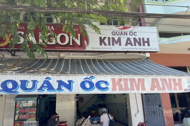 Review quán ốc Kim Anh Nha Trang có món gì ngon, giá ra sao.