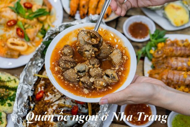 Quán ốc Nha Trang ngon, quán ốc ở Nhà Trang giá rẻ, sạch sẽ.