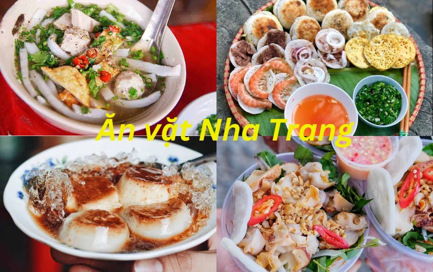 Các món ăn vỉa hè ngon ở Nha Trang, ăn vặt Nha Trang ngon.