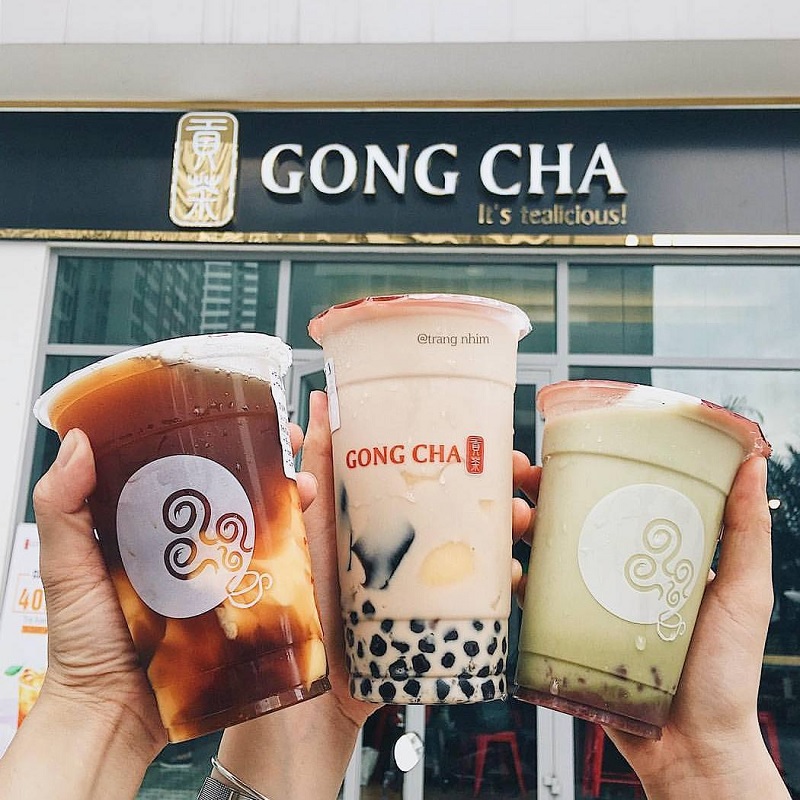 Gong Cha - trà sữa ở Đà Nẵng.