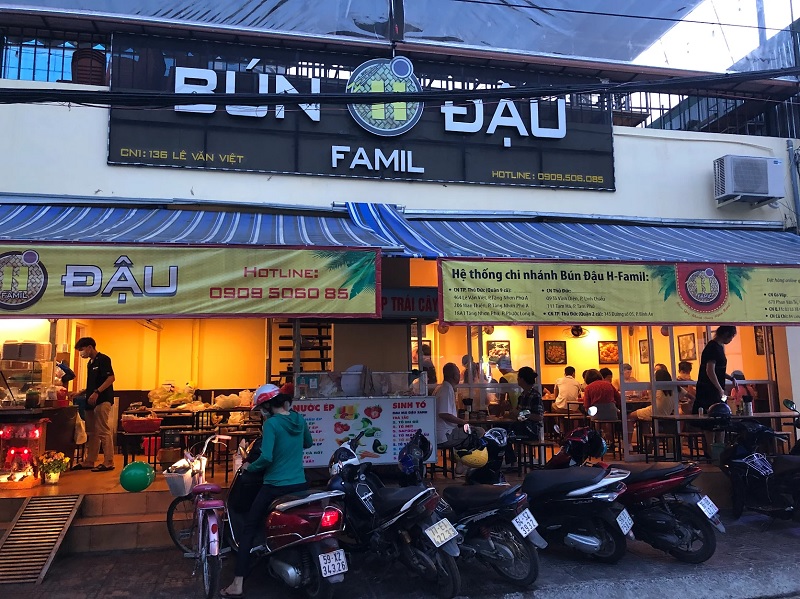 Bún đậu mắm tôm quận 9 H - Famil.