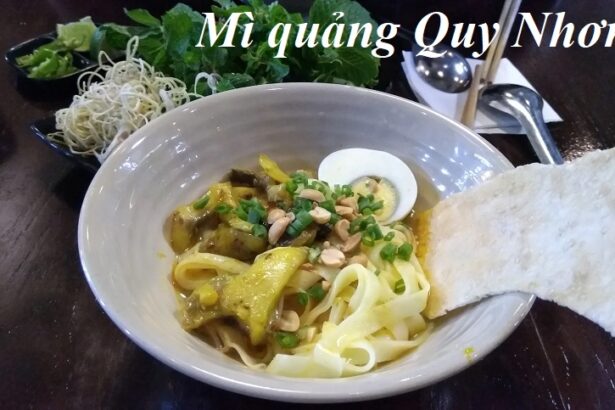 Quán mì quảng Quy Nhơn ngon, ăn mì quảng ở Quy Nhơn chỗ nào.